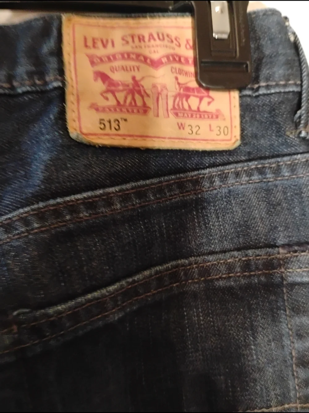 Levi's Men's Dark Blue Straight Jeans